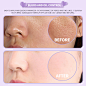 妆前打底膏  THE SILK SMOOTHING PRIMER BALM 虾皮主图排版 04  隐形毛孔对比