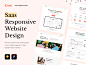Figma Resources : Oval is a series of website design template for some specific niche. We created this template based on industry needs. Every pack includes minimum 6 must-pages for website.

In this SaaS Website template vol. 2, you'll have all designs c
