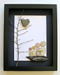 Unique Family Gift and Customized Family Art Work - Pebble Art on Etsy, $65.00 CAD