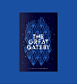 Four Classic American Books (Reinterpreted) : I was commissioned to reinterpret typographically the covers of four classic american books, which were displayed as props on a really cool event a few weeks ago."The Great Gatsby" by F. Scott Fitzge