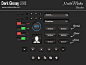 Dark Glossy UI Kit
