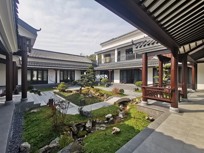 传统与现代的完美融合 - 新中式四合院