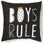 print & pattern, boys rule, kids, lettering, type, mark making, design, typography