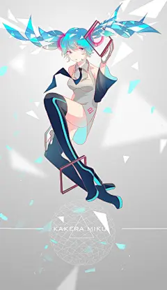 VOCALOID_头君_VOCALOID圈插画_网易GACHA二次元社区 #小清新# #背景图# #壁纸# #初音# #萌妹# 