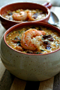 Sweet Corn, Peppered Bacon and Shrimp Chowder#赏味期限#