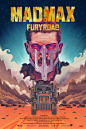 Mad Max - "Fury Road" - Alternative poster : This is a Tribute and my personal alternative poster version of the great movie : "Mad Max - Fury Road" by George Miller. I've mixed vector Art style and digital painting portrait to create 