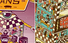 House Of VANS HK ASIA 2014主题海报 | ILLUSTRATION 插畫 | 作品 | PANDA MEI