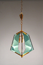 Hanging Lantern  Italy, Fontana Arte, ca. 1950: 