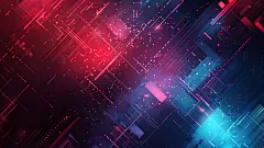 红蓝光效科技背景素材