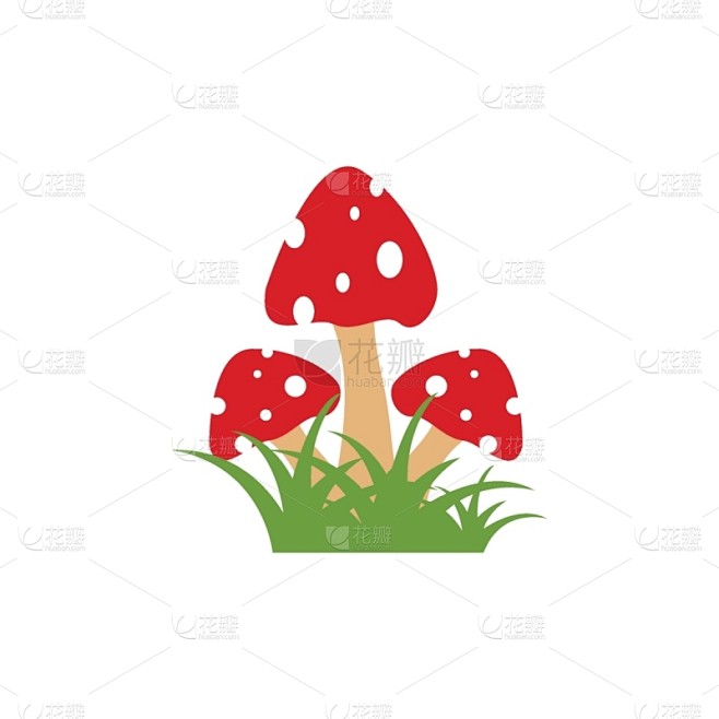 绘画插图,食用菌,矢量,式样,农业,Porcini Mushroom,蔬菜,环柄菇属,有机农庄,食品