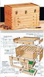 Dovetailed Tool Chest Plans - Workshop Solutions Projects, Tips and Tricks | WoodArchivist.com