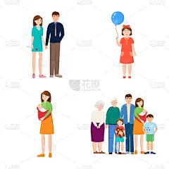 家庭,分离着色,人,品牌名称,人造物,可爱的,丈夫,姐妹,父母,孙辈