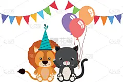 白色背景,动物,贺卡,婴儿,季节,式样,可爱的,性格,愉悦,庆祝