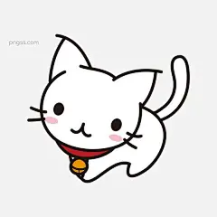 矢量手绘卡通白色猫咪图片大小4167x4167px 图片尺寸267.56 KB 来自PNG搜索网 pngss.com 免费免扣png素材下载！白色#分色#黑色#红色#黄色#卡通#卡通手绘#可爱#可爱猫咪#铃铛#猫咪#矢量#手绘#