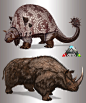 Ark-Doedicerus-and-Whooly-Rhino-Final by Davesrightmind