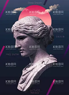 蒸汽波风格海报  - 源文件下载【酷图网】故障风,故障风海报,抖音风,我形我塑,跑步,运动海报,抖音海报,故障风格,五一海报,五一促销海报,劳动节,抖音风格,故障风背景,音乐节,炫彩,双12,双十二,banner,孟菲斯,马赛克,像素风,几何,蒸汽波,双11,科技感,科技风,高科技,时尚,抖音效果,电器促销背景,抖音背景,