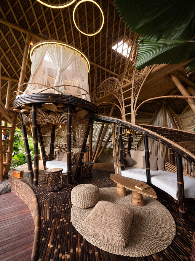 巴厘岛隐居竹屋