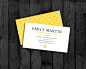 21+ Yellow Business Cards - Free Printable PSD, EPS, Word, PDF Format Download! | Free & Premium Templates : Yellow is one of the color element used to make an attraction and look professional and elegant when presenting something. As for business car