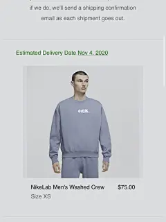 Nike 蓝色卫衣套装xs码补货啦 : 北美Nike官网xs码少量补货，超级温柔超级奶的nike lab蓝色套装，和燕麦色卫衣，奶油白裤子。都是秋冬季节必备时尚搭配！！没忍住连下三单为什么男款都这么好看呢