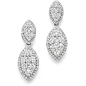 Bloomingdale's Diamond Double Marquise Earrings in 14K White Gold, 2.20 ct. t.w. - 100% Exclusive