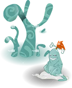 树木 外星人 外星世界 怪物