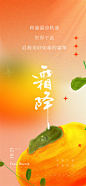 Y1203霜降二十四节气海报PSD+AI素材创意设计可编辑模板刷屏广告 (9)