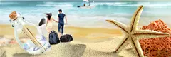 海边背景图