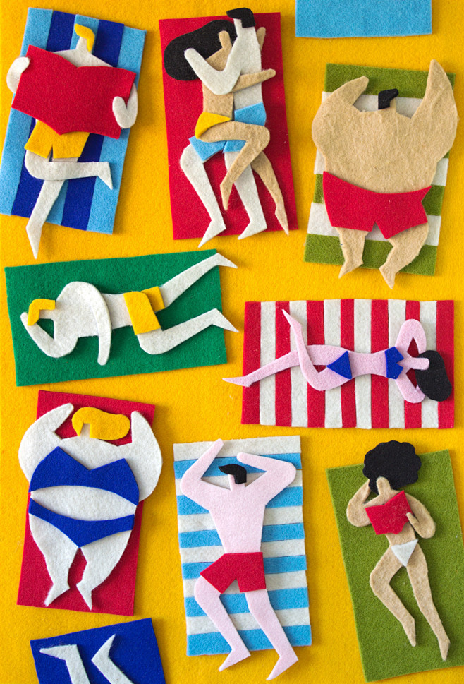 Fuzzy Felt Artworks ...