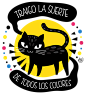 bolita : La gata negra también trae la suerte.