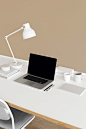 Photo by Sies studio on Unsplash : Office laptop mockup. – Download this photo by Sies studio on Unsplash