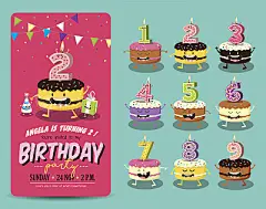 Birthday Party Invitation Card Template