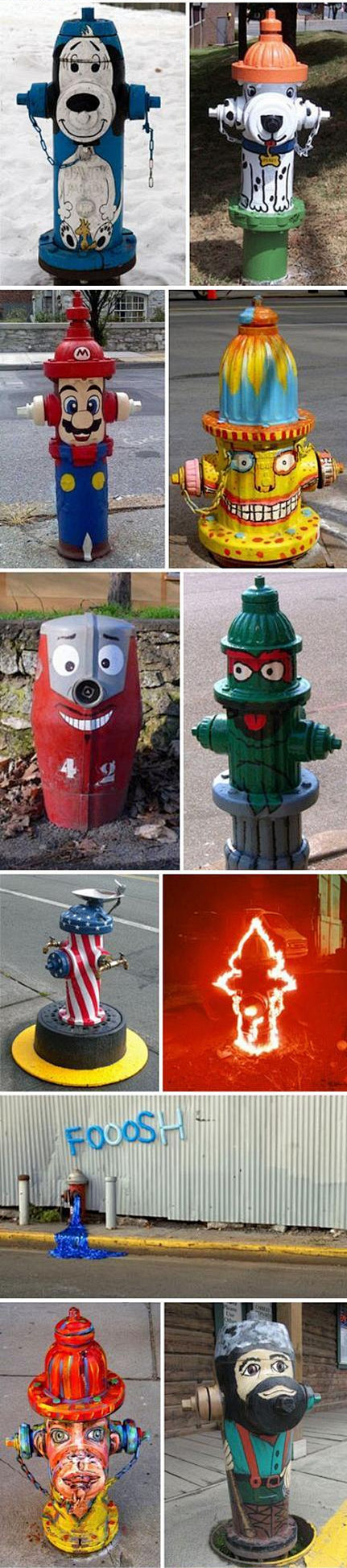消防栓也可以很艺术，好萌了~~~--> ...