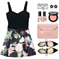 Black crop top from @lucluc
http://www.polyvore.com/cgi/thing?id=136823901

Black floral printed skirt from @lucluc
http://www.polyvore.com/cgi/thing?id=137999604

www.lucluc.com

#DateNight #black #floral #floralprint #feminine #girly #pinkandblack #lucl