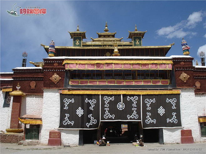 西藏小昭寺图片素材