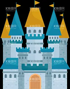 城堡免抠图  - 源文件下载【酷图网】城堡免抠图,城堡,卡通,手绘,简单