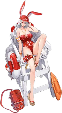海因里希亲王 -「泳池边的救生兔(？)」_n