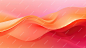 Abstract image with smooth wavy lines and curves It displays a gradient of colors moving from dark pink to light pink and orange Waves create a feeling of smooth movement and elegance