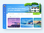 Travel Web App product design webdesign tourism nature interface hotel illustration ux ui design application web app app vacation trip lifestyle travelling booking flight travel adventures