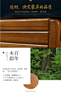 金丝胡桃木实木床主卧新中式家具双人1.8米1.5m现代简约轻奢大床-tmall.com天猫