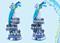 Point Of Sale Material "AQUA Mineral Water" : POSM AQUA