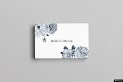 创意 鲜花 植物 模板 Business Card 名片设计卡片名片平面设计