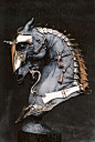 Douwe布隆伯格，战马1  - 中世纪的青铜，11“×8”×4“。  http://www.fangkuang.com/album/2888