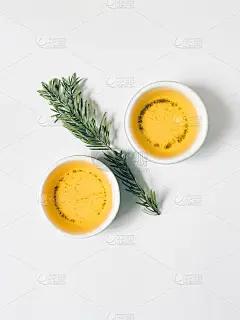 绿茶特写照片与复制空间