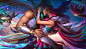 Star Guardian Xayah and Rakan Redeemed - League of Legends : WildRift Splash Art