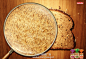 面包的平面创意，自然的产物，闻到麦香了吗？
