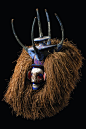yaka人的面具，yaka的意思是男性或者强壮的人，这是东部yaka的面具，被叫做kakunga，意为头领。