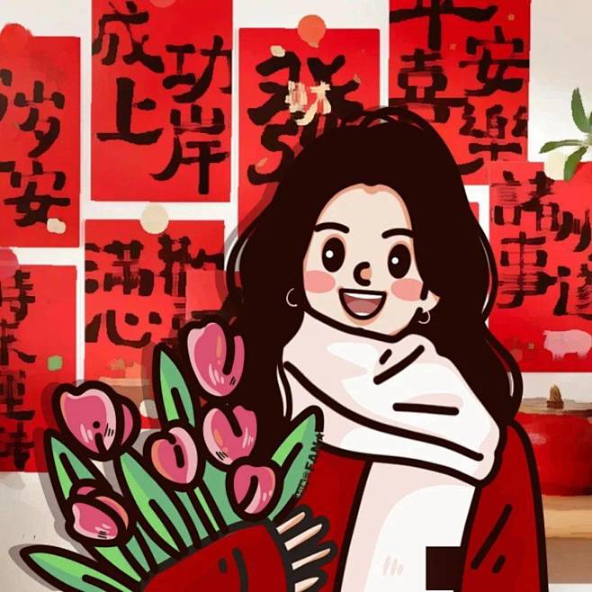 新年情侣头像