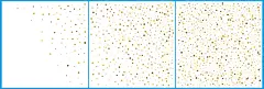 点击来源直接获取大图文件 |Gold polka dot confetti celebrations. Simple festive modern design. Holiday vector. Set 3 in 1