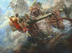 100p暗黑《西游记》插画，震撼眼球~