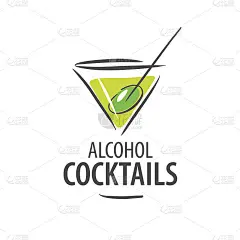 含酒精的鸡尾酒图标